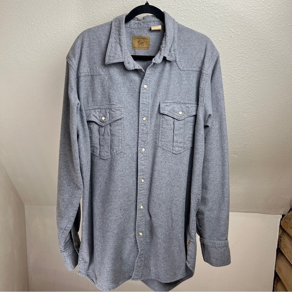 MOOSE CREEK Gray Western Shirt w/Snap Closures. Size 2XLT - Picture 1 of 6